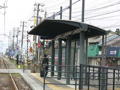 岩瀬浜行きホーム