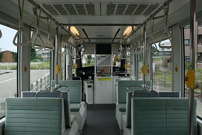 アイトラム車内