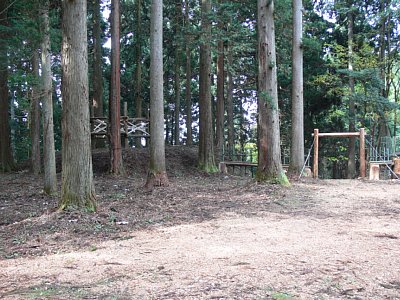 増山城二の丸跡