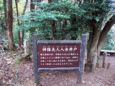 増山城入水井戸