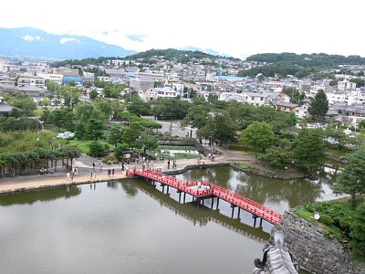 松本城内堀に架かる埋の橋
