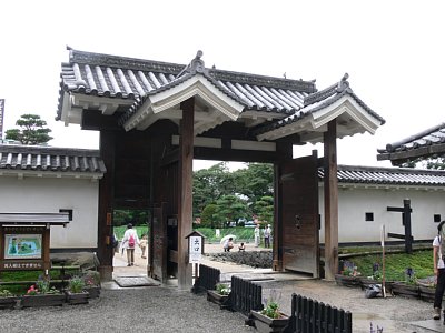 松本城黒門(表門の裏側)