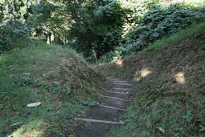 城の西側への通路