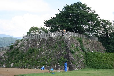 松代城戌亥隅櫓台