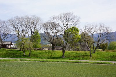 松代城を北側から見た