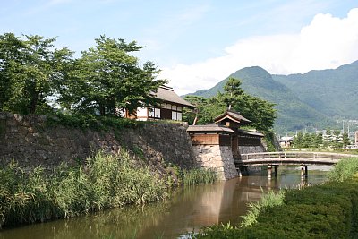 松代城太鼓門前橋と内堀