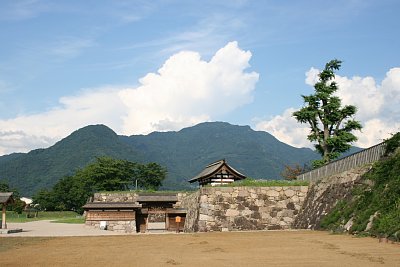 松代城北不明門全景