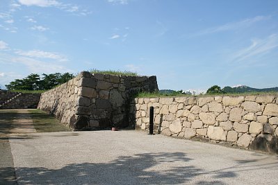 松代城本丸東側の石垣