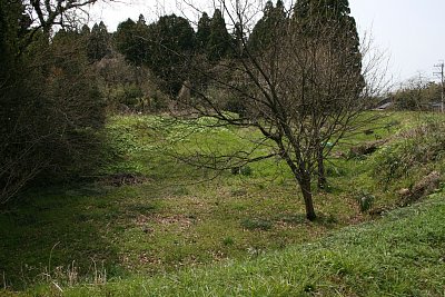 北副郭北側の外堀