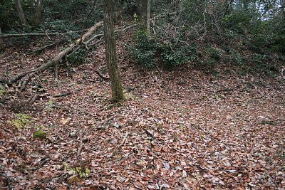 長沢東城枡形虎口