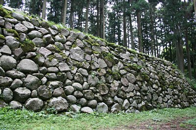 七尾城桜馬場石垣