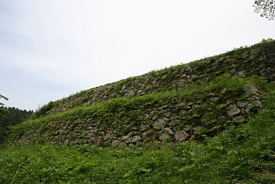 本丸北面の石垣