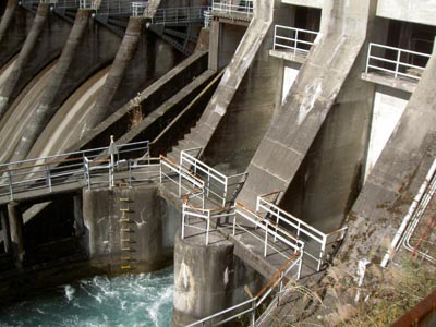 瀬戸第2水力発電所への導水部