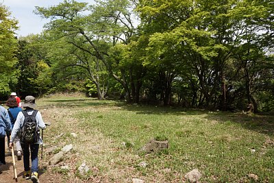 大広間は大変広い曲輪てす