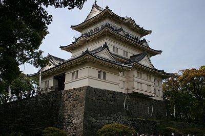 復元された小田原城天守