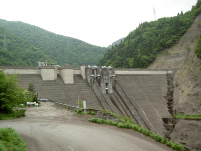 小口川ダム全景