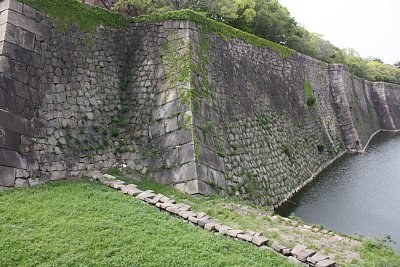 空堀部分は豊臣時代からそうだったようです