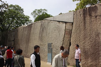 桜門桝形の巨石