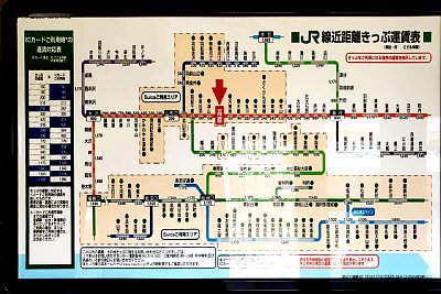 きっぷ運賃表