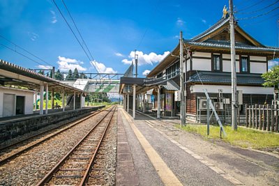 駅舎とホーム