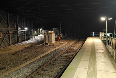 スイッチバック跡
