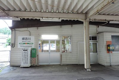 ホームから駅舎