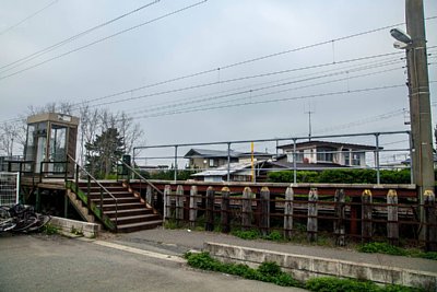 ホームへの通路