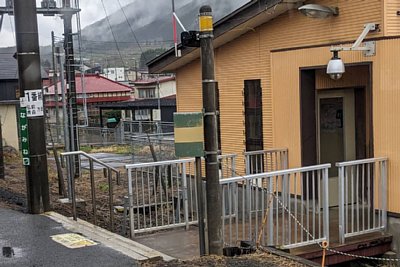 駅舎からホーム