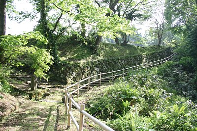 道任坊跡の石垣