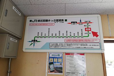 きっぷ運賃表