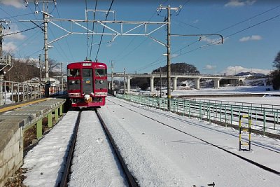 115系が停車しました