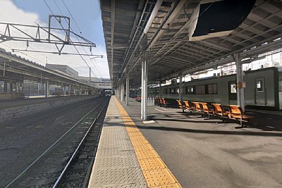 在来線ホーム