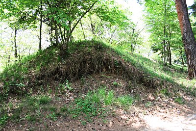 蔀の構を構成する土塁