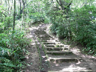 本丸への階段