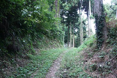 右は櫓跡