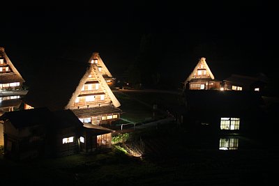 菅沼合掌集落全景