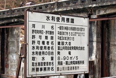 水利使用標識