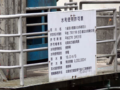 水利使用標識