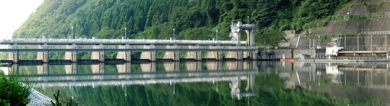 上流からのパノラマ