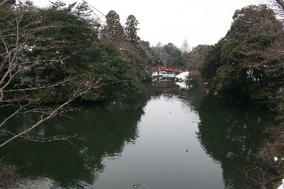 東内壕と朝陽橋