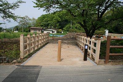 大手東側の南側土橋