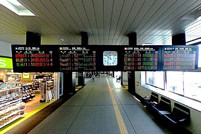 列車案内板