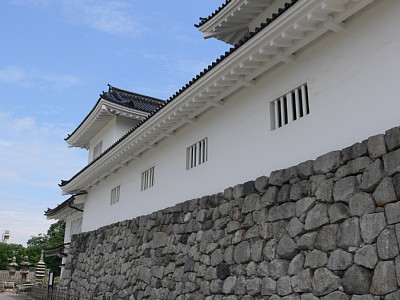 富山城天守と石垣