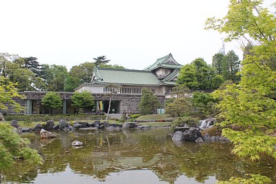 日本庭園の池です