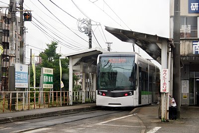 富山軌道線の新型LRT「サントラム」T101