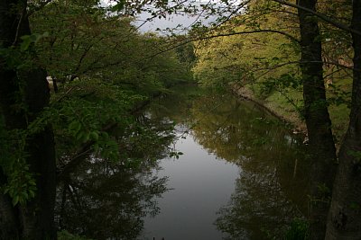 西虎口からみた内堀