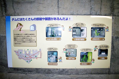 監査廊内部 看板1