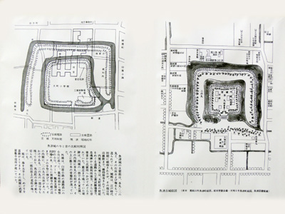 魚津城の今と昔の比較