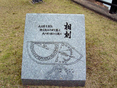 日時計の説明板らしいですが・・・