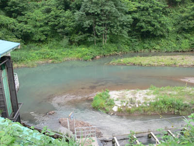 ダム湖は堆砂で埋まっています